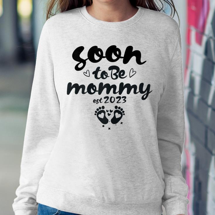 Womens Soon To Be Mommy First Time Mom New Mom Pregnancy Women Sweatshirt Unique Gifts