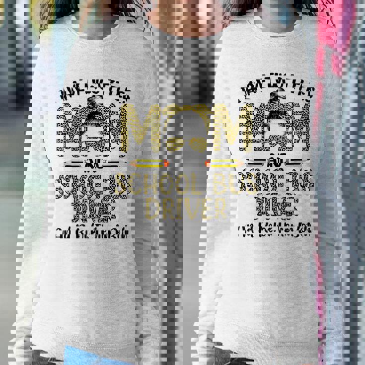 TeesAndTankYou Grammy Two Titles Sweatshirt - Unisex Crewneck Fleece Mom & Grammy Gift