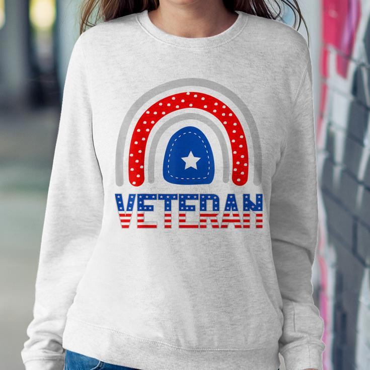 Veterans Day Veteran Appreciation Respect Honor Mom Dad Vets V2 Women Crewneck Graphic Sweatshirt Funny Gifts