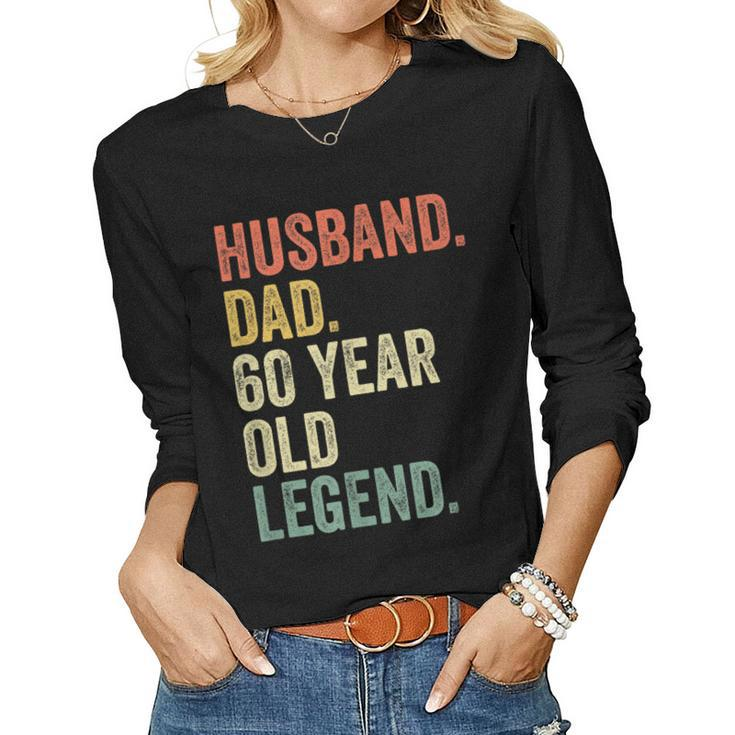 Mens 60Th Birthday Shirts For Men Vintage Dad 1960 Women Long Sleeve T-shirt