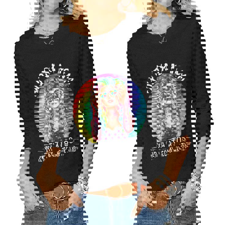 Autism Mom With Tattoos Pretty Eyes And Thick Thighs Tshirt