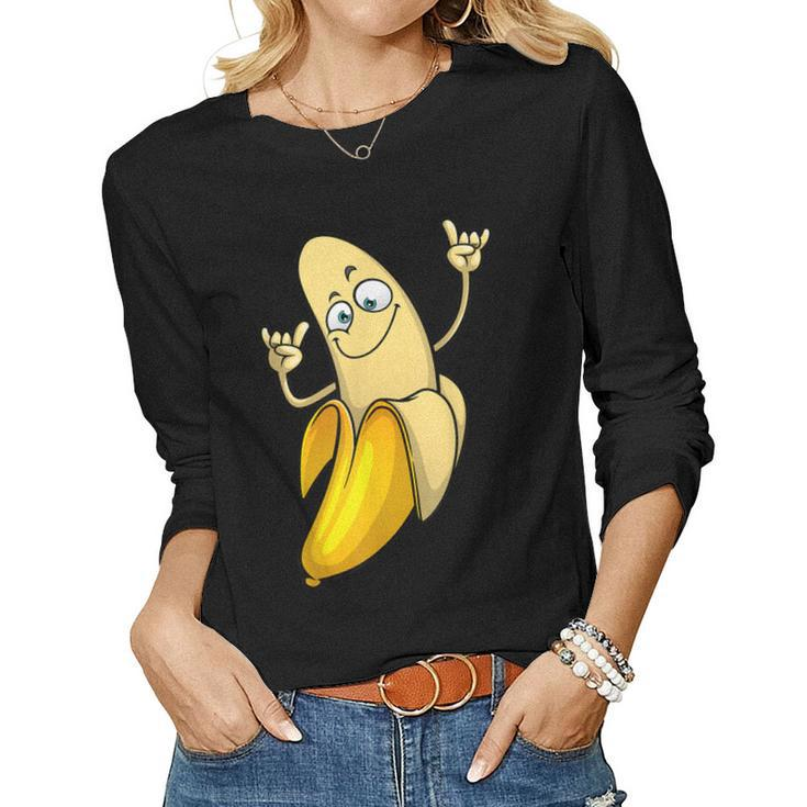Banana s For Men Women Fruit Lover Farming Food Women Long Sleeve T-shirt