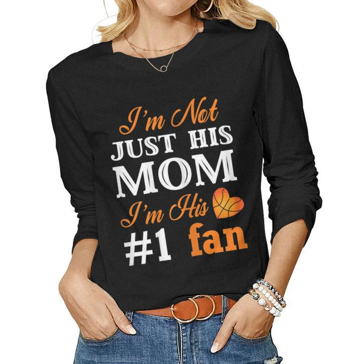 Basketball Fan Mom Quote Shirt For Women Women Long Sleeve T-shirt