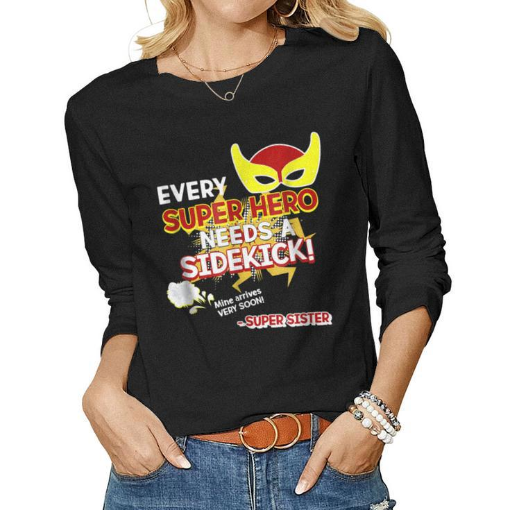 Big Sister Superhero T Women Long Sleeve T-shirt