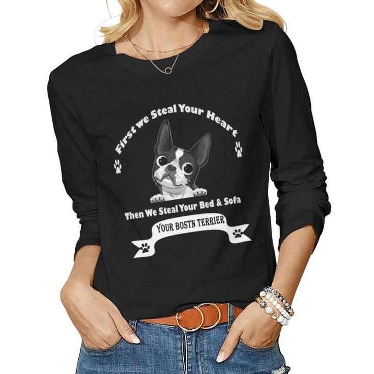 Boston Terrier Best For Women Long Sleeve T-shirt
