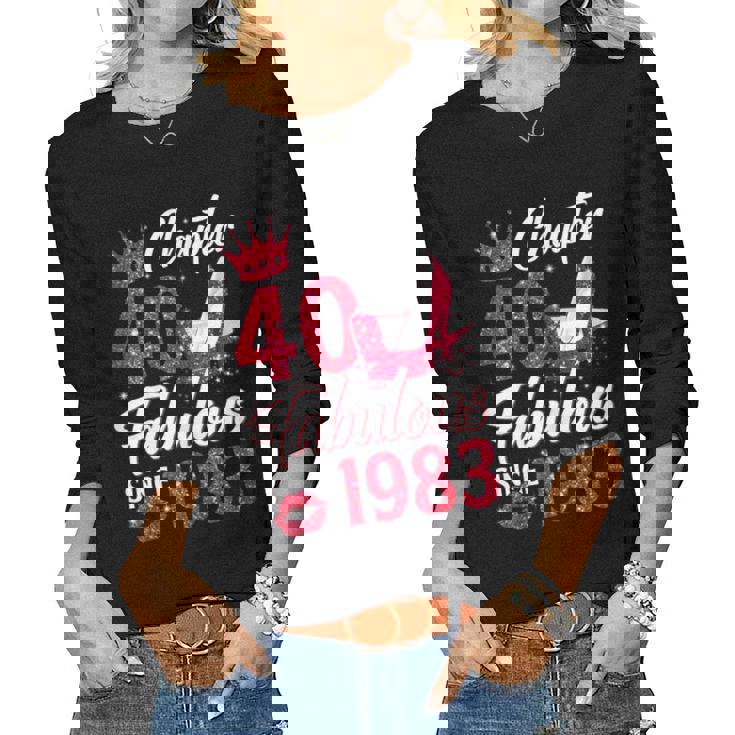 Straight Outta My Thirties Womens 40Th Birthday Shirt Women Long