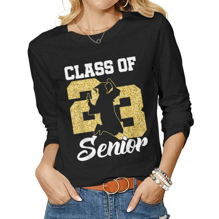 Class Of 23 Senior 2023 Graduation Girls Women Women Long Sleeve T-shirt