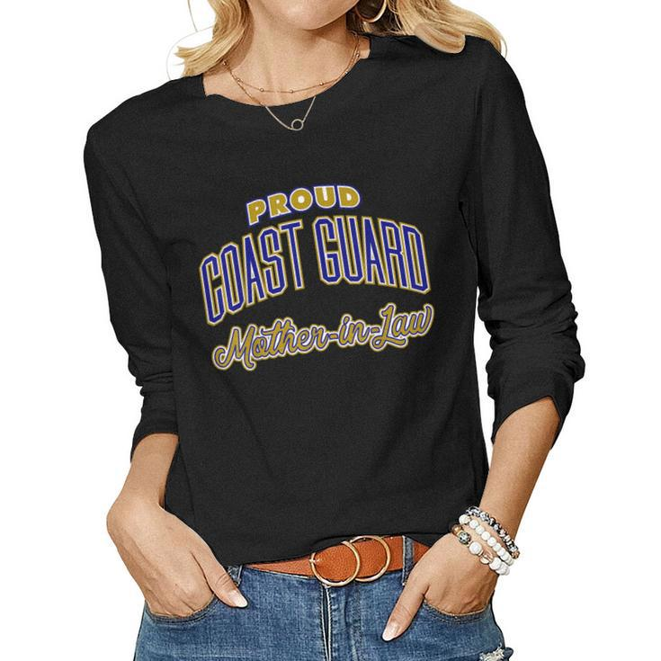 Coast Guard Mother-In-Law  Women Graphic Long Sleeve T-shirt