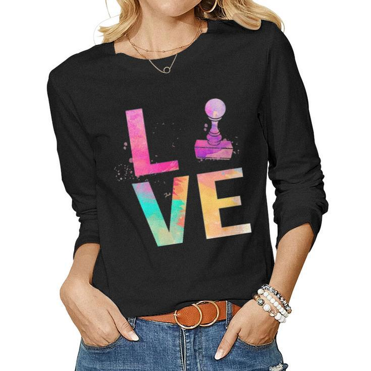 Colorful Stamp Collecting Mom Gifts Stamp Collecting Women Graphic Long Sleeve T-shirt