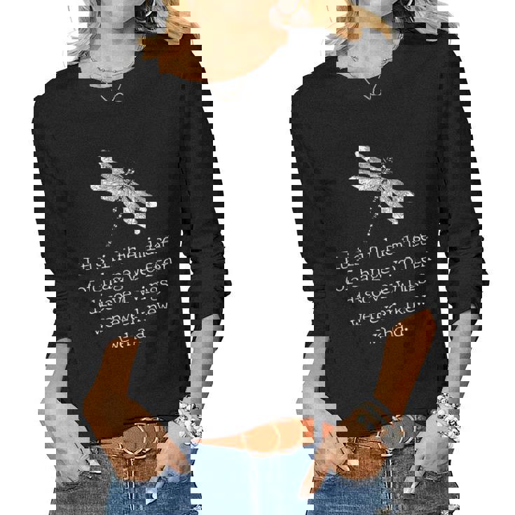 Dragonfly For Women Spiritual Faith Dragonflies Lovers Women Long Sleeve T-shirt