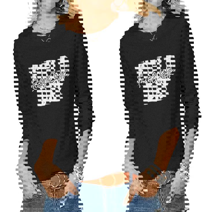 Field Day 2023 2Nd Second Grade School Teacher Kids Graduate Women Long Sleeve T-shirt