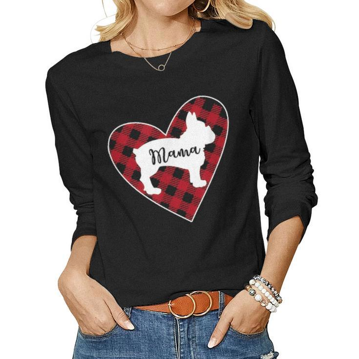 French Bulldog Dog Lover Owner  Bulldog Dog Mom Gift Women Graphic Long Sleeve T-shirt