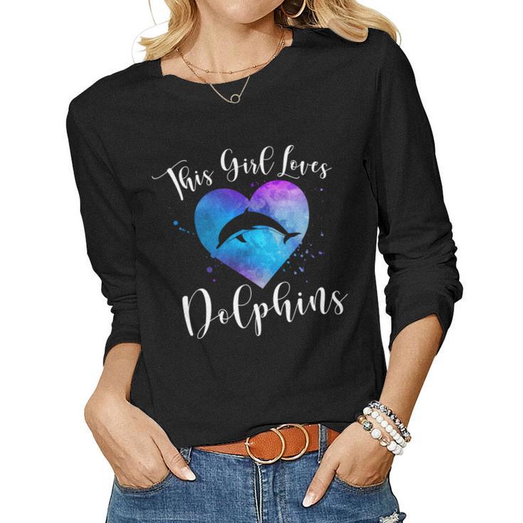 Dolphin Women Kids Girls T-Shirt