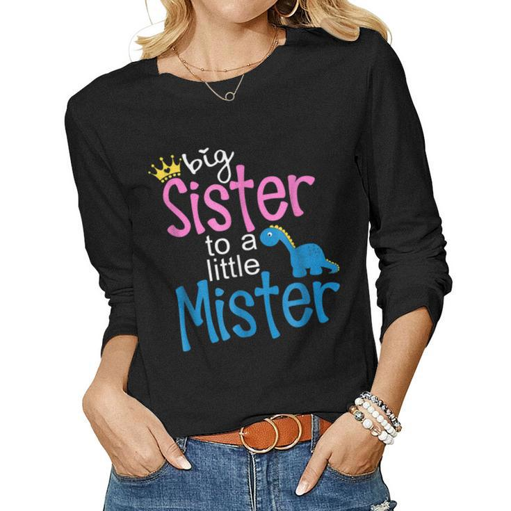 Im Going To Be A Big Sister To A Little Brother Women Long Sleeve T-shirt