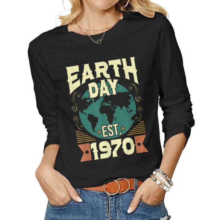 Happy Earth Day 2019 Arbor Kids Boys Girls Men Women Women Long Sleeve T-shirt