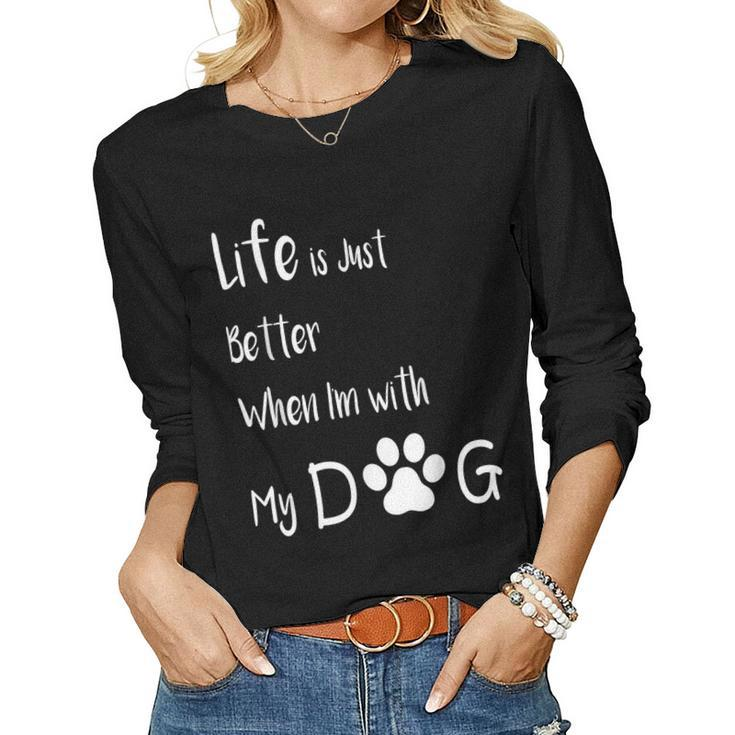 Happy To My Favorite Dog Women Long Sleeve T-shirt