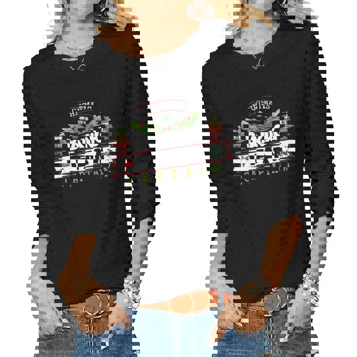 Holiday Cookie Christmas Baking Team Captain Women Long Sleeve T-shirt