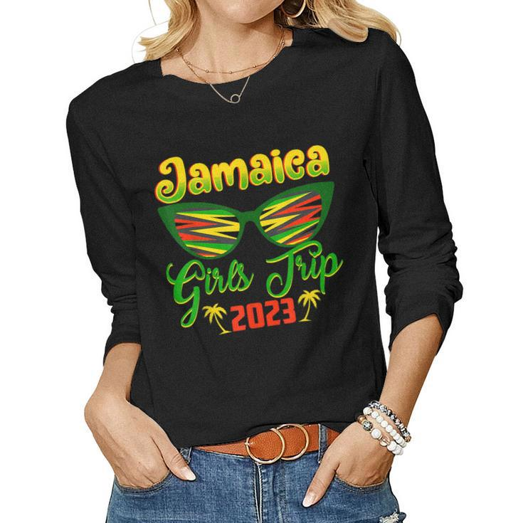 Jamaica Girls Trip 2023 Women Jamaican Girls 2023 Women Long Sleeve T-shirt