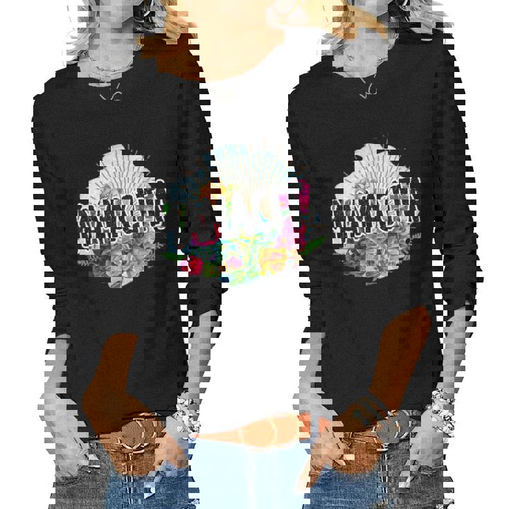 Mamacita Floral Women Long Sleeve T-shirt