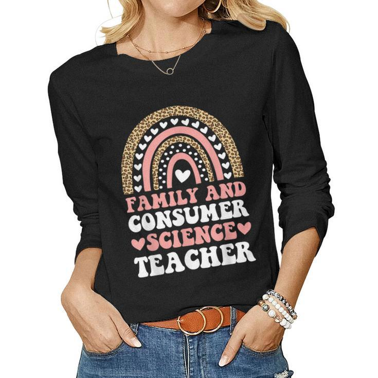 Men Family And Consumer Science Facs Teacher Back To School  Women Graphic Long Sleeve T-shirt