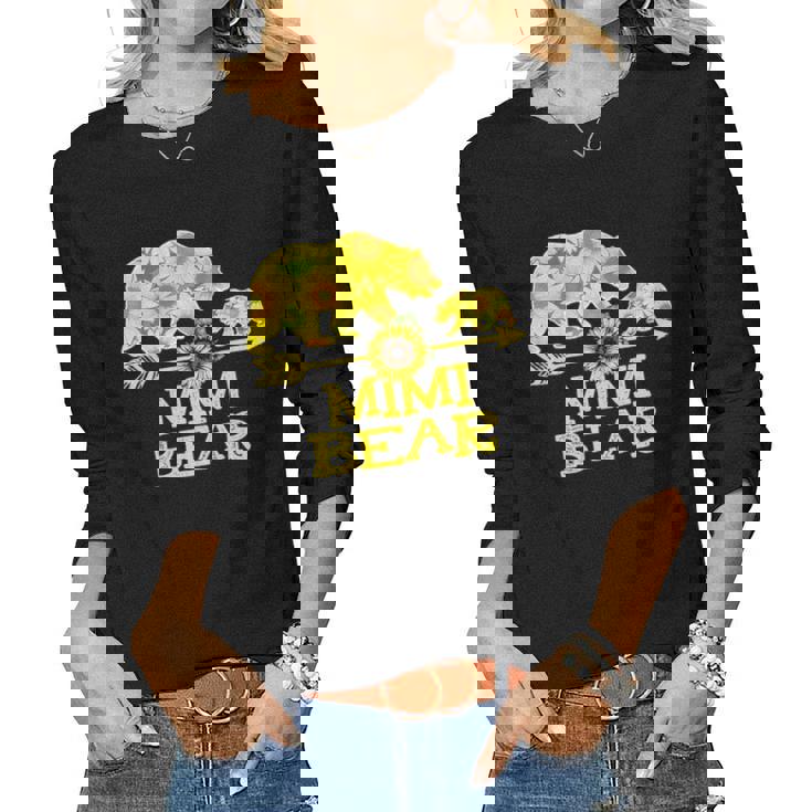 Mama Bear Sunflower T-Shirt Funny Mother Father Gift