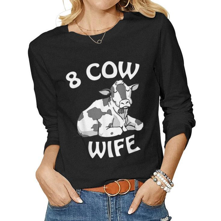 Mormon Lds 8 Cow Wife Men Women T Women Long Sleeve T-shirt