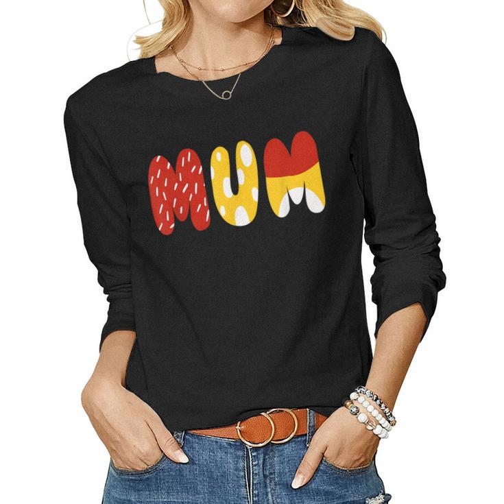 Mum Love Mom Mommy Women Long Sleeve T-shirt