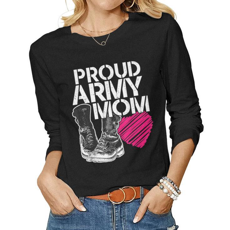Proud Army Mom Women Long Sleeve T-shirt