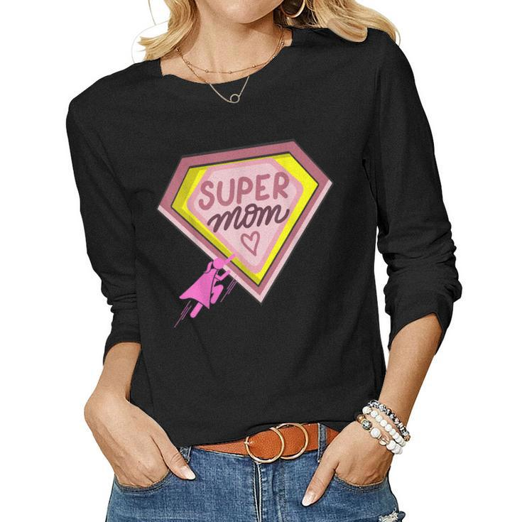 Supermom Women Long Sleeve T-shirt