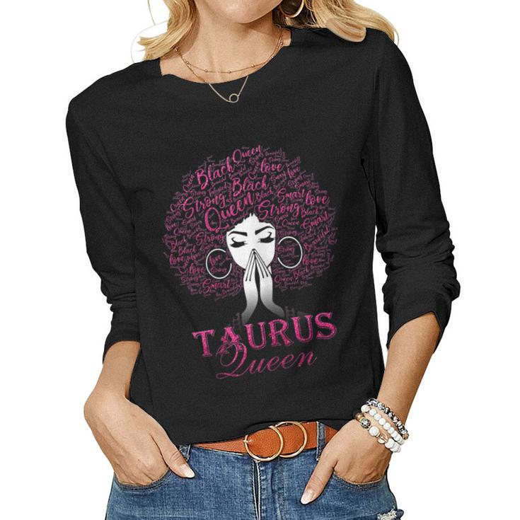 Taurus Queen May Birthday For Black Women Women Long Sleeve T-shirt