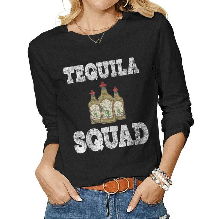 Tequila Squad Cinco De Mayo Party Women Long Sleeve T-shirt
