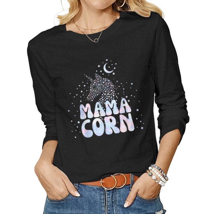 Unicorn Mom Mamacorn Women Long Sleeve T-shirt
