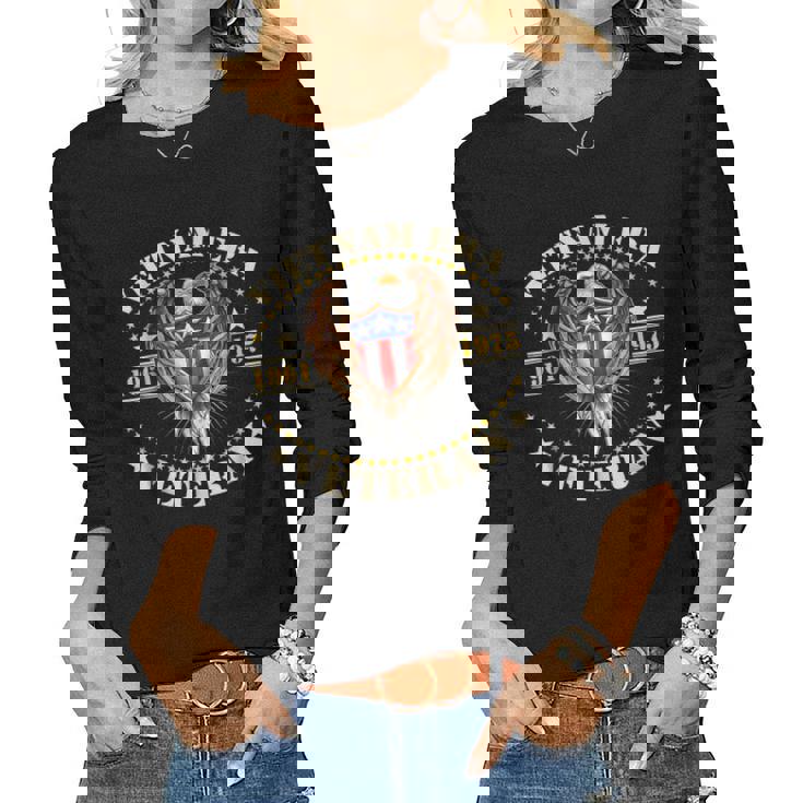 Veteran Vietnam War Era Retired Soldier Women Long Sleeve T-shirt