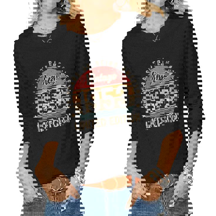 Vintage 1953 70 Year Old For Man Woman 70Th Birthday Women Long Sleeve T-shirt Vintage 1953 70 Year Old For Man Woman 70Th Birthday Women Long Sleeve T-shirt