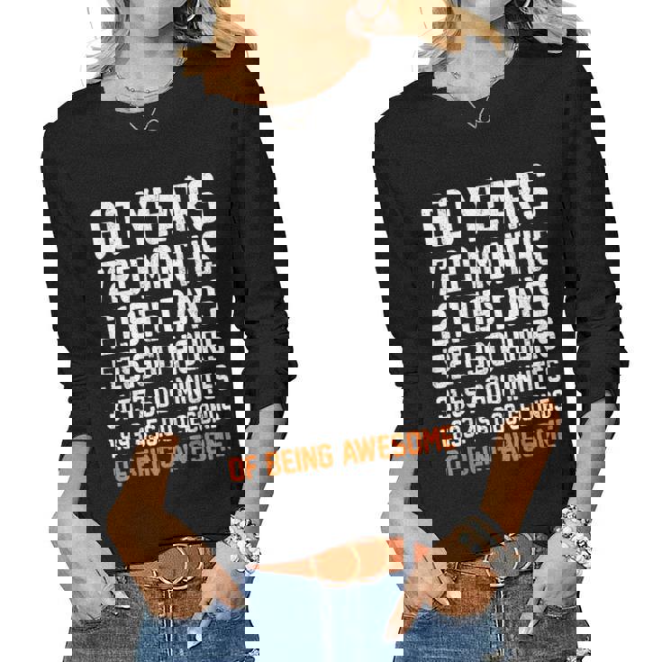 Vintage 60Th Birthday Gifts 60 Years Old Anniversary Awesome Women