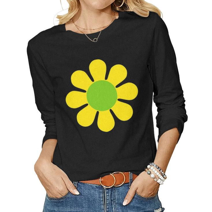 Vintage Ricky Ticky Sticker Hippie Flower Power 60S 70S Reto Women Graphic Long Sleeve T-shirt
