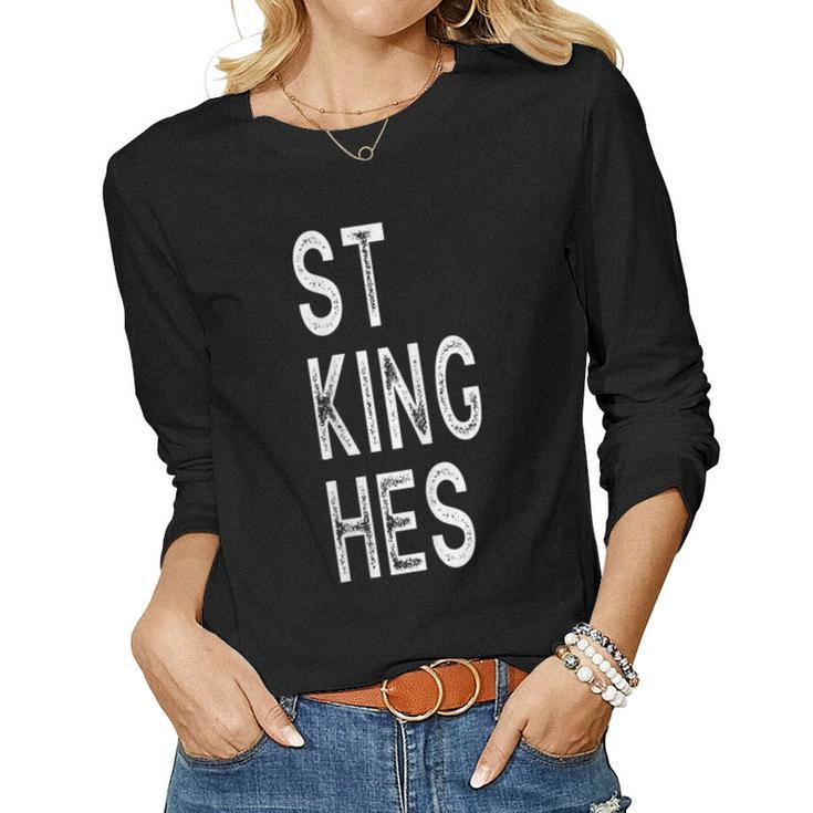 Womens 2Nd Part Of Best Fucking Bitches Funny 2 Matching Friends  Women Graphic Long Sleeve T-shirt