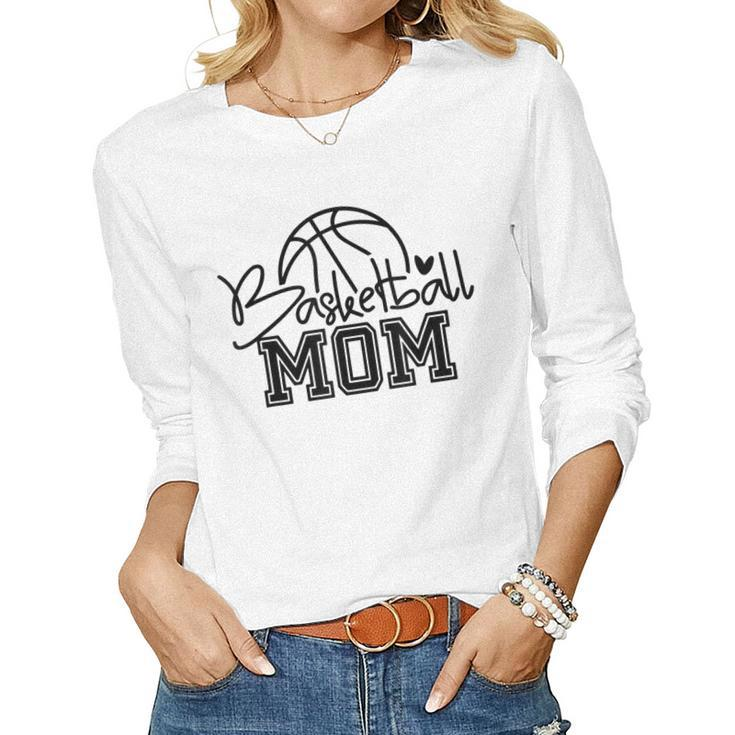 Basketball Mom For Women Women Long Sleeve T-shirt