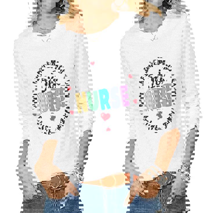 Detox Nurse Squad Appreciation Week Thank You  Women Graphic Long Sleeve T-shirt