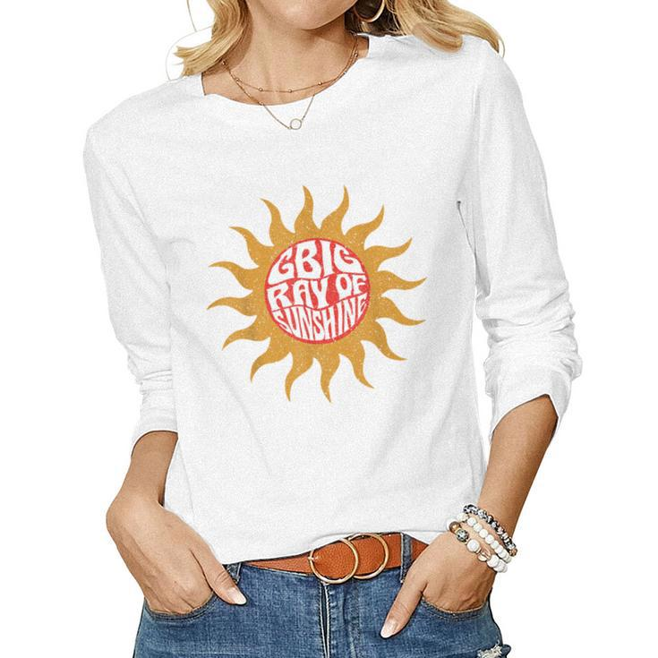 Gbig Ray Of Sunshine Sorority Girls Matching Little Sister Women Long Sleeve T-shirt