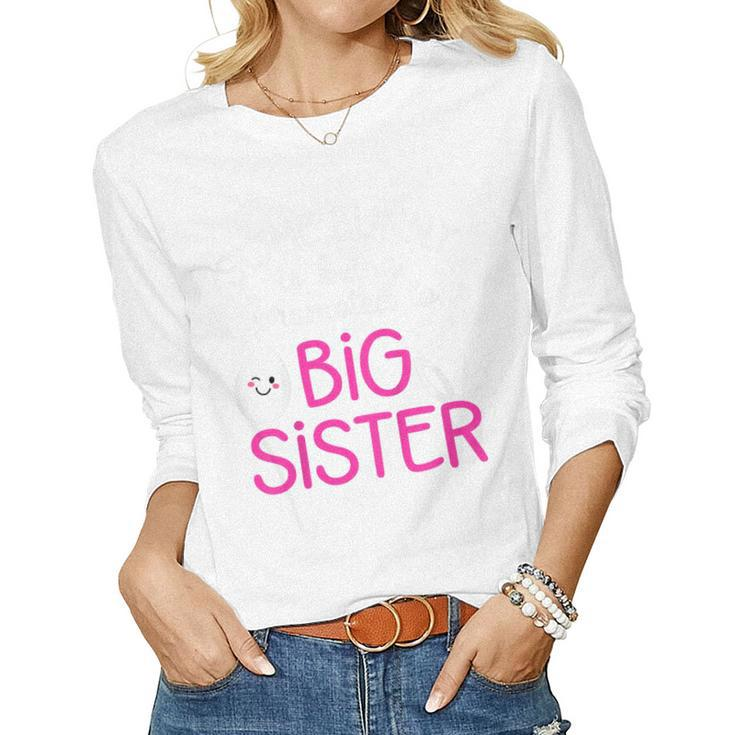 Kids Expecting Family Matching Easter Outfits Set Big Sister Women Long Sleeve T-shirt