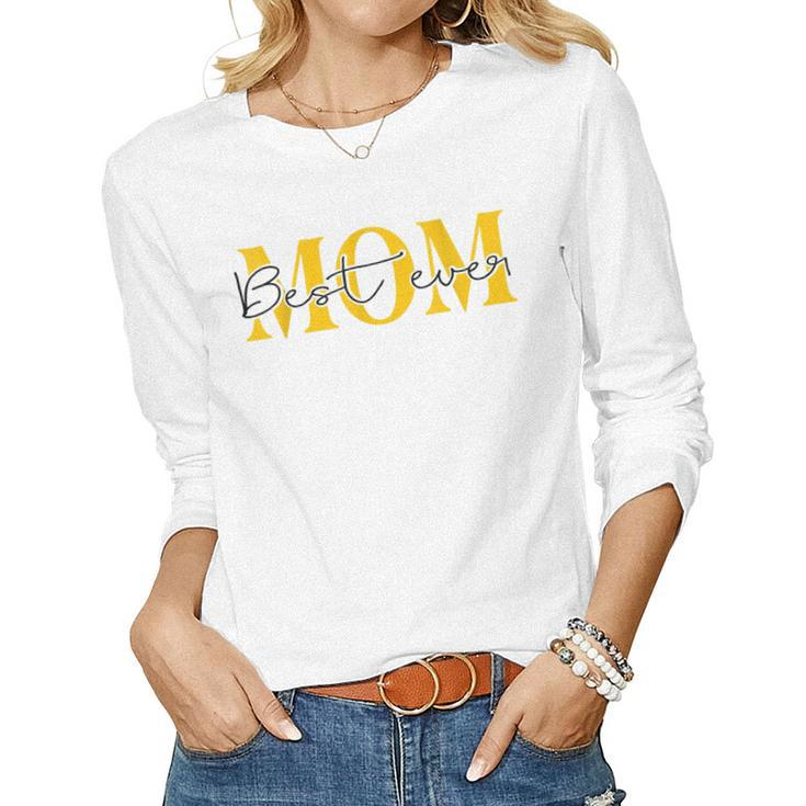Mothers Day Gifts For Mama Mommy Mom Bruh Mommy  Women Graphic Long Sleeve T-shirt
