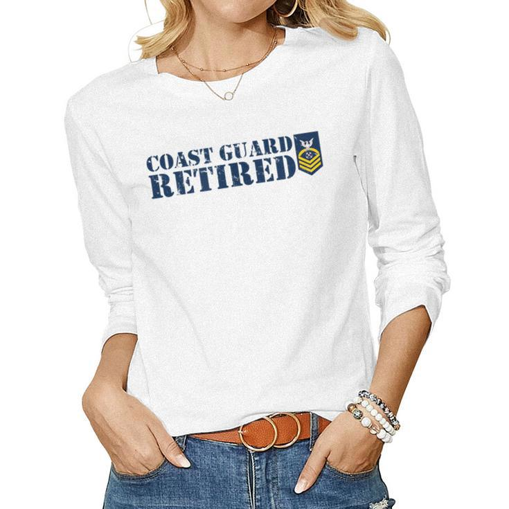 Uscg Senior Chief Petty Officer Scpo Retired   Women Graphic Long Sleeve T-shirt