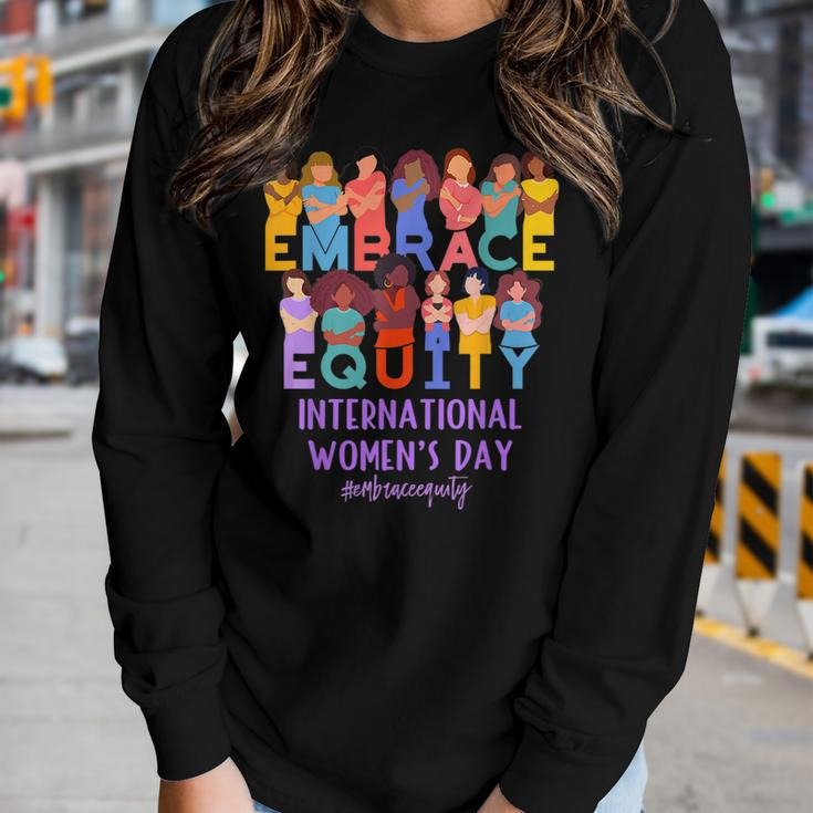 2023 International Womens Day Iwd Embrace Equity Women Long Sleeve T-shirt Gifts for Her