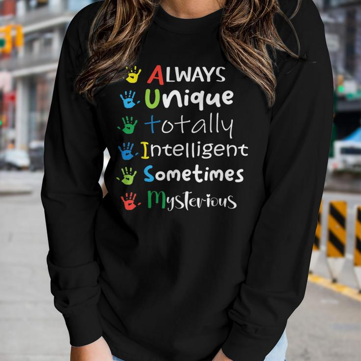 Autism Mom Autism Awareness Autistic Boys Girls Women Long Sleeve T-shirt Gifts for Her