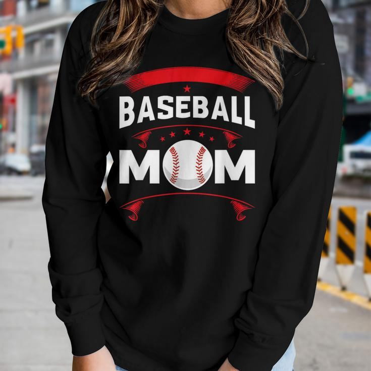 Baseball Mom Love Softball Mom 2023 Women Long Sleeve T-shirt Gifts for Her