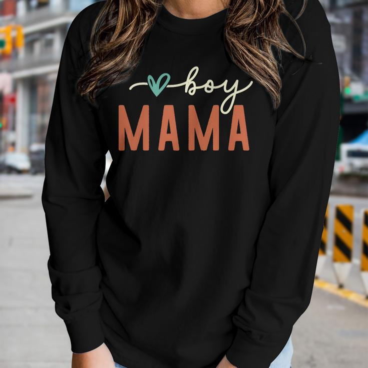 Boy Mama Ma Mama Mom Bruh Mother Mommy Women Long Sleeve T-shirt Gifts for Her