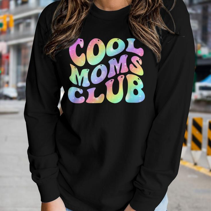Cool Moms Club Tie Dye Cool Mom Club Mama Mom Women Long Sleeve T-shirt Gifts for Her