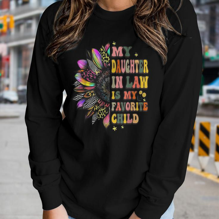 My Daughter In Law Is My Favorite Child Family Humor Women Long Sleeve T-shirt Gifts for Her