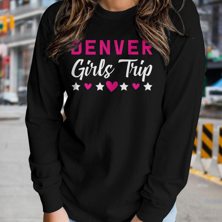 Denver Girls Trip Holiday Party Farewell Squad Women Long Sleeve T-shirt Gifts for Her